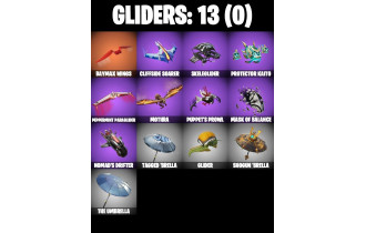 UNIQUE - Santa Dogg, Jade [12 Skins, 20 Axes, 13 Emotes, 13 Gliders and MORE!]