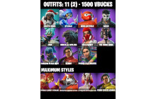 UNIQUE - Santa Dogg, Nyanja [11 Skins, 1500 Vbucks, 19 Axes, 12 Emotes, 12 Gliders and MORE!]