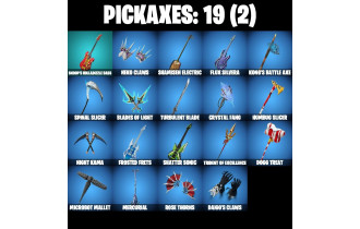UNIQUE - Santa Dogg, Nyanja [11 Skins, 1500 Vbucks, 19 Axes, 12 Emotes, 12 Gliders and MORE!]