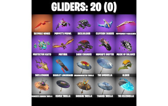UNIQUE - Santa Dogg , Hero Baymax [16 Skins, 200 Vbucks, 27 Axes, 19 Emotes, 20 Gliders and MORE!]