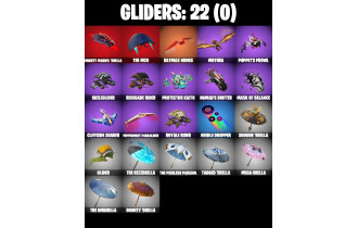 UNIQUE - Rogue Spider Knight [16 Skins, 24 Axes, 19 Emotes, 22 Gliders and MORE!]