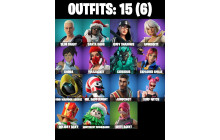 UNIQUE - Ruby Shadows, Aphrodite [15 Skins, 25 Axes, 12 Emotes,19 Gliders and MORE!]