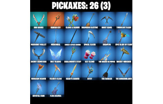 UNIQUE - Renegade Rebel , Aerial Assault Bomber [10 Skins, 700 Vbucks, 26 Axes, 15 Emotes, 16 Gliders and MORE!]