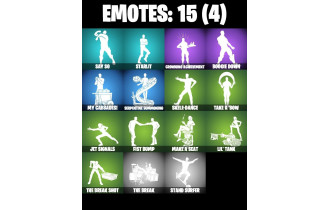 UNIQUE - Renegade Rebel , Aerial Assault Bomber [10 Skins, 700 Vbucks, 26 Axes, 15 Emotes, 16 Gliders and MORE!]