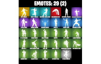 UNIQUE - Hot Marat, Heartspan [13 Skins, 235 Vbucks, 33 Axes, 29 Emotes, 45 Gliders and MORE!]