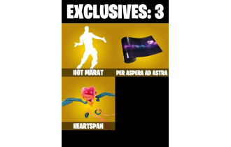 UNIQUE - Hot Marat, Heartspan [13 Skins, 235 Vbucks, 33 Axes, 29 Emotes, 45 Gliders and MORE!]