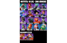 UNIQUE - Goku Black , Jade [16 Skins, 300 Vbucks, 22 Axes, 17 Emotes, 21 Gliders and MORE!]