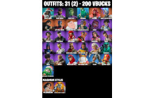 UNIQUE - Relik, Hope [31 Skins, 200 Vbucks, 45 Axes, 38 Emotes, 44 Gliders and MORE!]