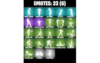 UNIQUE - Froststorm Bomber, Raven Team Syd [24 Skins, 100 Vbucks, 32 Axes, 23 Emotes, 18 Gliders and MORE!]