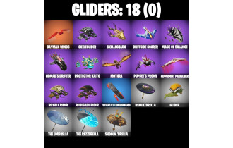 UNIQUE - Froststorm Bomber, Raven Team Syd [24 Skins, 100 Vbucks, 32 Axes, 23 Emotes, 18 Gliders and MORE!]