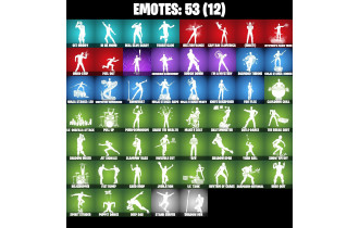 UNIQUE - Crystal, War Machine [47 Skins, 200 Vbucks, 58 Axes, 53 Emotes, 39 Gliders and MORE!]