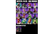 UNIQUE - Brite Raider, Nisha [16 Skins, 450 Vbucks, 31 Axes, 24 Emotes, 30 Gliders and MORE!]