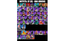 UNIQUE - Chaos Director, Artemis [37 Skins, 650 Vbucks, 62 Axes, 47 Emotes, 46 Gliders and MORE!]
