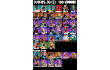 UNIQUE - Khaby Lame,  Aura [33 Skins, 100 Vbucks, 66 Axes, 49 Emotes, 58 Gliders and MORE!]
