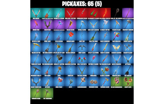 UNIQUE - Sing Along, Polar Peely [19 Skins, 65 Axes, 59 Emotes, 53 Gliders and MORE!]