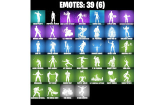 UNIQUE - Polar Peely,  Krisabelle  [37 Skins, 700 Vbucks, 60 Axes, 39 Emotes, 54 Gliders and MORE!]