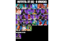UNIQUE - Trailblazer Tai, Hope [27 Skins, 50 Axes, 33 Emotes, 43 Gliders and MORE!]