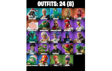 UNIQUE - Nisha,  Cerberus [24 Skins, 24 Axes, 23 Emotes, 19 Gliders and MORE!]