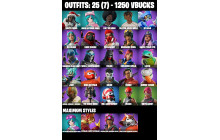 UNIQUE - Get Griddy, Lucid Dreams [25 Skins, 1250 Vbucks, 35 Axes, 29 Emotes, 20 Gliders and MORE!]