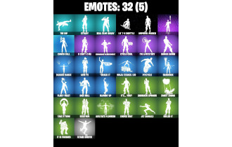 UNIQUE - Solid Snake , Polar Peely [26 Skins, 300 Vbucks, 40 Axes, 32 Emotes, 39 Gliders and MORE!]