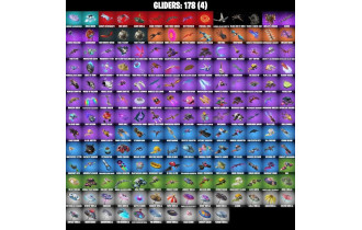 UNIQUE - Spidergwen (Stacy), Major Glory [250 Skins, 1500 Vbucks, 258 Axes, 228 Emotes, 178 Gliders and MORE!]