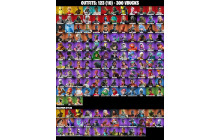 UNIQUE - Sing Along, Take The Elf [123 Skins, 300 Vbucks, 178 Axes, 156 Emotes,167 Gliders and MORE!]