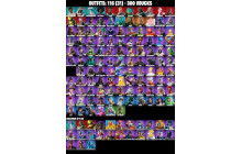 UNIQUE - Peelverine, War Machine [116 Skins, 300 Vbucks, 153 Axes, 140 Emotes, 91 Gliders and MORE!]