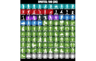 UNIQUE - Kyle Broflovski , Ned Flanders [106 Skins, 134 Axes, 100 Emotes, 74 Gliders and MORE!]