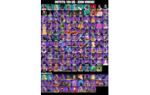 UNIQUE - Void Walker Lynx, Vengeance Jones [120 Skins, 2350 Vbucks, 147 Axes, 115 Emotes, 83 Gliders and MORE!]