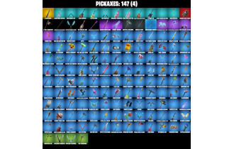 UNIQUE - Void Walker Lynx, Vengeance Jones [120 Skins, 2350 Vbucks, 147 Axes, 115 Emotes, 83 Gliders and MORE!]
