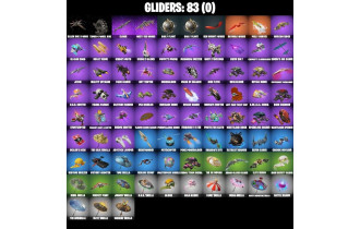 UNIQUE - Void Walker Lynx, Vengeance Jones [120 Skins, 2350 Vbucks, 147 Axes, 115 Emotes, 83 Gliders and MORE!]