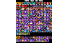 UNIQUE - Rogue Spider Knight , Major Glory [148 Skins, 2600 Vbucks, 220 Axes, 150 Emotes,159 Gliders and MORE!]
