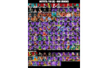 UNIQUE - Montague, Dynamo TNTina [110 Skins, 400 Vbucks, 169 Axes, 114 Emotes, 133 Gliders and MORE!]