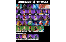 UNIQUE - Sing Along, Polar Peely [29 Skins, 55 Axes, 42 Emotes, 49 Gliders and MORE!]