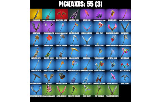 UNIQUE - Sing Along, Polar Peely [29 Skins, 55 Axes, 42 Emotes, 49 Gliders and MORE!]