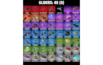 UNIQUE - Sing Along, Polar Peely [29 Skins, 55 Axes, 42 Emotes, 49 Gliders and MORE!]
