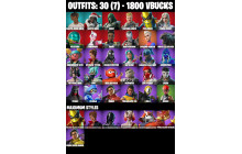 UNIQUE - Dynamo TNTina, Chaos Director  [30 Skins, 1800 Vbucks, 45 Axes, 30 Emotes,30 Gliders and MORE!]