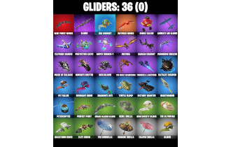 UNIQUE - Oscar, Hope [27 Skins, 600 Vbucks, 39 Axes, 41 Emotes, 36 Gliders and MORE!]