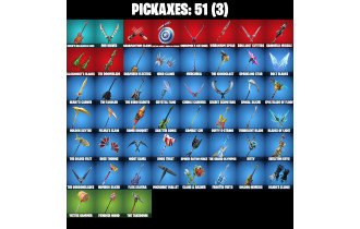 UNIQUE - Jade, Dynamo TNTina [25 Skins, 1000 Vbucks, 51 Axes, 36 Emotes, 37 Gliders and MORE!]