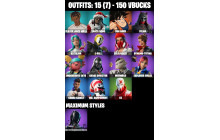 UNIQUE - Son Goku  [15 Skins, 150 Vbucks, 47 Axes, 18 Emotes, 23 Gliders and MORE!]