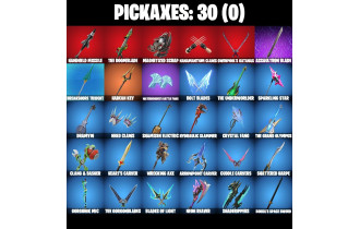 UNIQUE - Skull Trooper , Kylo Ren [28 Skins, 800 Vbucks, 30 Axes, 29 Emotes, 32 Gliders and MORE!]