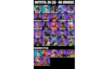UNIQUE - Neko Hatsune Miku , T-60 Power Armor  [25 Skins, 50 Vbucks, 46 Axes, 39 Emotes, 39 Gliders and MORE!]