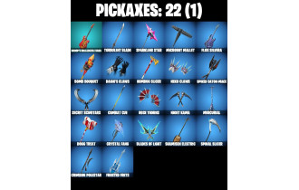 UNIQUE - Santa Dogg , Kendo [12 Skins, 200 Vbucks, 22 Axes, 15 Emotes, 17 Gliders and MORE!]