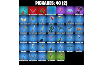 UNIQUE - Poseidon , Cerberus [11 Skins, 40 Axes, 24 Emotes, 35 Gliders and MORE!]