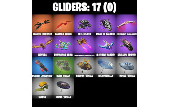 UNIQUE - Santa Dogg , Kendo [12 Skins, 200 Vbucks, 22 Axes, 15 Emotes, 17 Gliders and MORE!]
