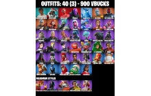 UNIQUE - Teth's Throne, Erisa [40 Skins, 900 Vbucks, 83 Axes, 65 Emotes, 70 Gliders and MORE!]