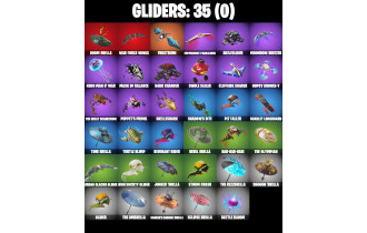 UNIQUE - Poseidon , Cerberus [11 Skins, 40 Axes, 24 Emotes, 35 Gliders and MORE!]