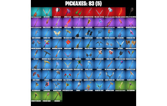 UNIQUE - Teth's Throne, Erisa [40 Skins, 900 Vbucks, 83 Axes, 65 Emotes, 70 Gliders and MORE!]