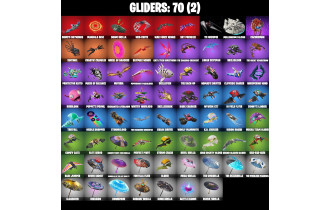 UNIQUE - Teth's Throne, Erisa [40 Skins, 900 Vbucks, 83 Axes, 65 Emotes, 70 Gliders and MORE!]
