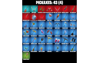 UNIQUE - Undercover Skye, Dynamo TNTina [28 Skins, 550 Vbucks, 43 Axes, 30 Emotes, 29 Gliders and MORE!]